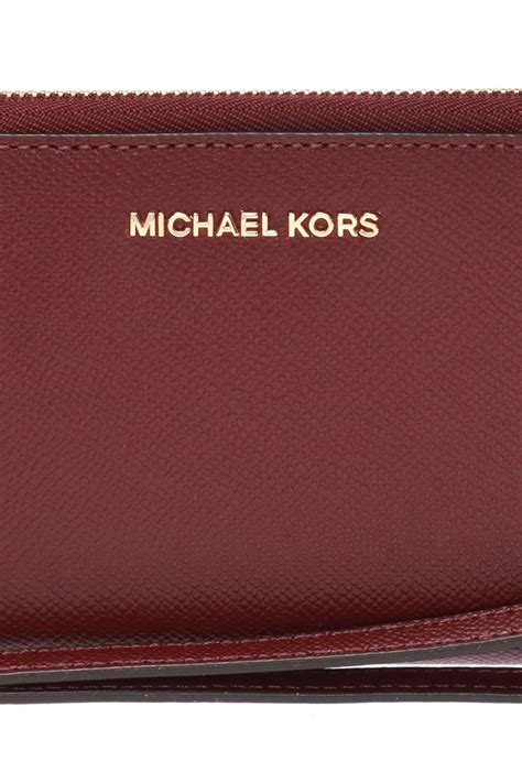 michael kors women's wallet with wrist strap